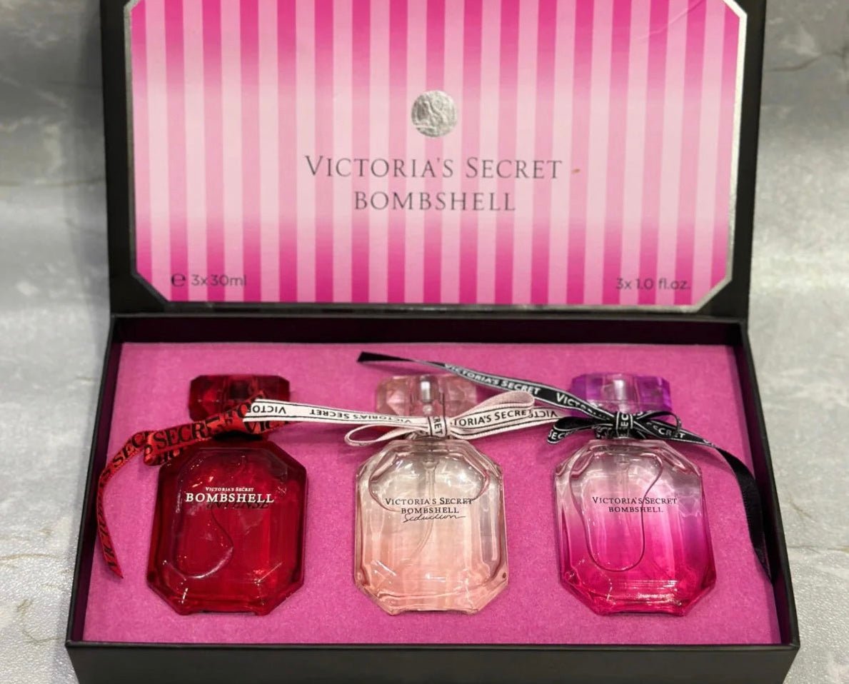 VICTORIA’S SECRET BOMBSHELL Perfume Set 3 Pcs