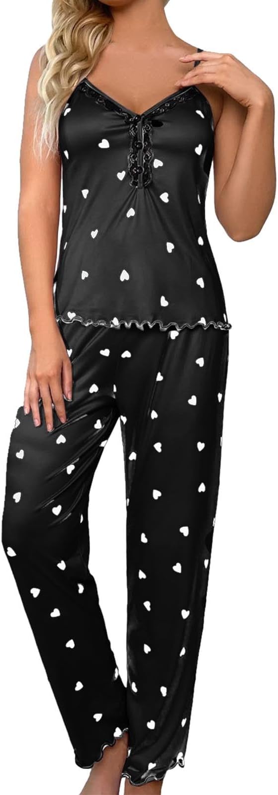 Nightdress Elegant Pajamas Women Long Cotton Pajamas Women Silk Satin