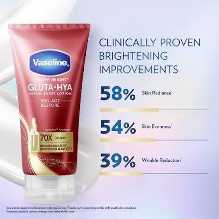 Vaseline Gluta-Hya Serum Burst Lotion Pro-Age Restore 300ml