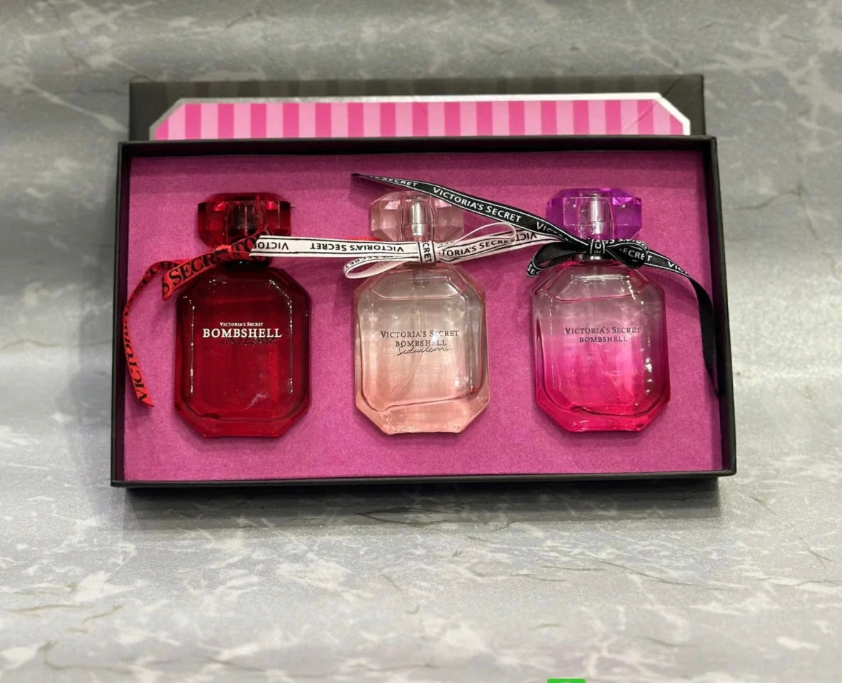 VICTORIA’S SECRET BOMBSHELL Perfume Set 3 Pcs