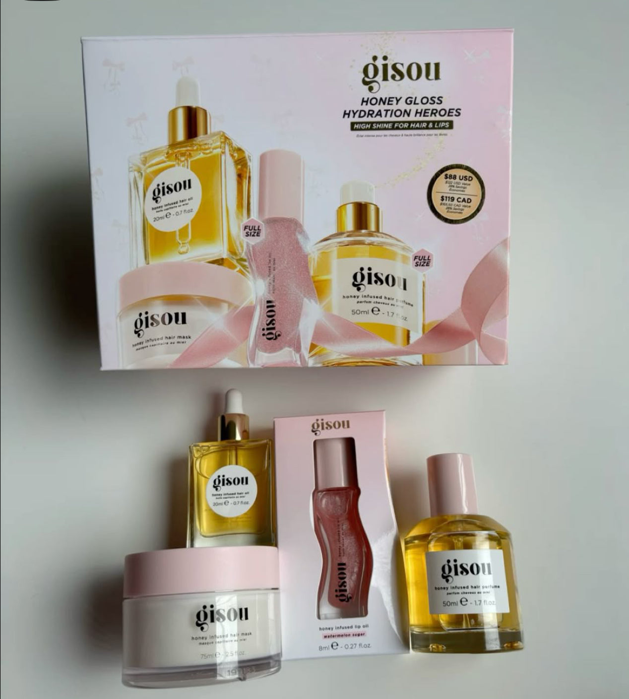 Gisou Honey Hydration Gift Set