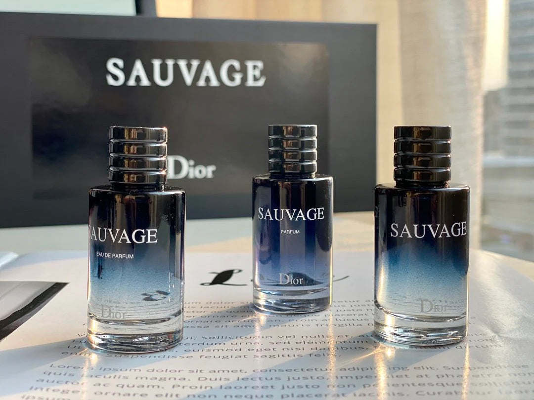 Dior Sauvage 3 In 1 Set For Men 30ml Each EDT