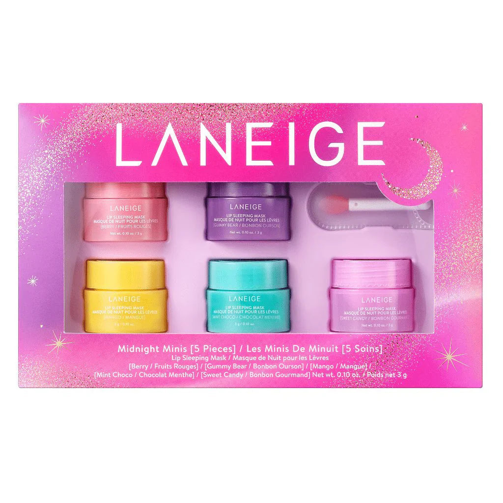 Laneige Midnight Minis Lip Sleeping Mask Set 5 Pieces
