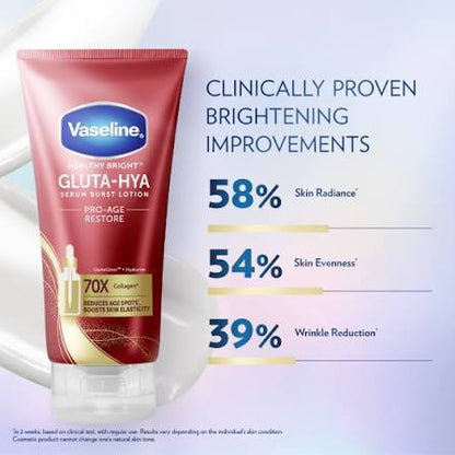 Vaseline Gluta-Hya Serum Burst Lotion Pro-Age Restore 300ml