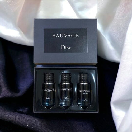 Dior Sauvage 3 In 1 Set For Men 30ml Each EDT
