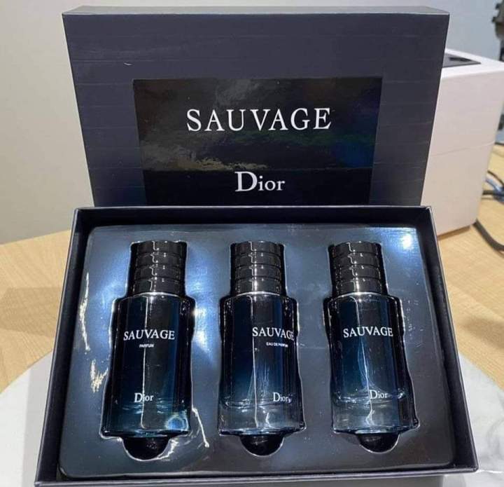 Dior Sauvage 3 In 1 Set For Men 30ml Each EDT