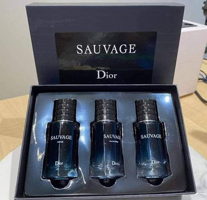 Dior Sauvage 3 In 1 Set For Men 30ml Each EDT