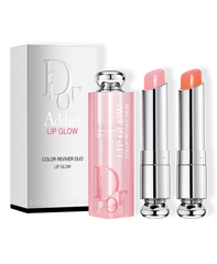 Dior Addict Lip Glow Lip Balm Lip Kit - 004 Coral +001 Pink