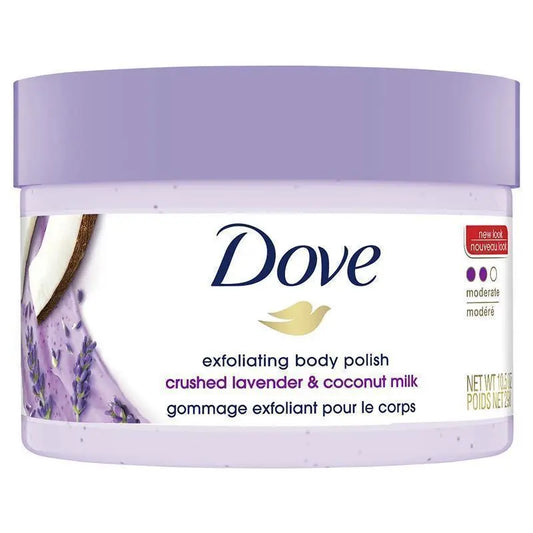 Dove Exfoliating Body Polish Crushed Lavender And Coconut Milk