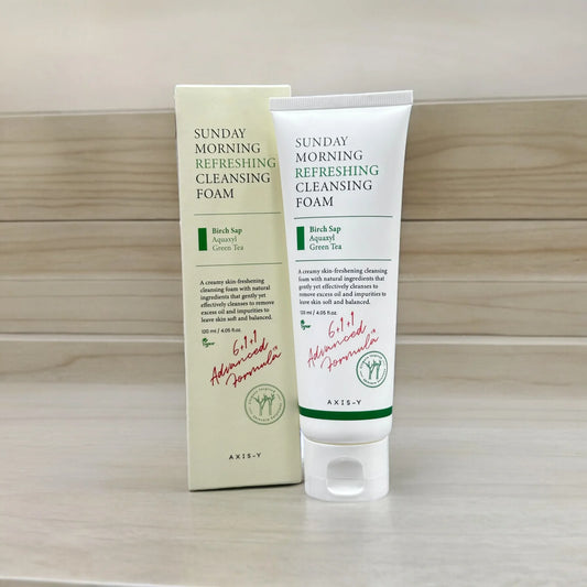 Axis-Y Sunday Morning Refreshing Cleansing Foam 120ml Korea